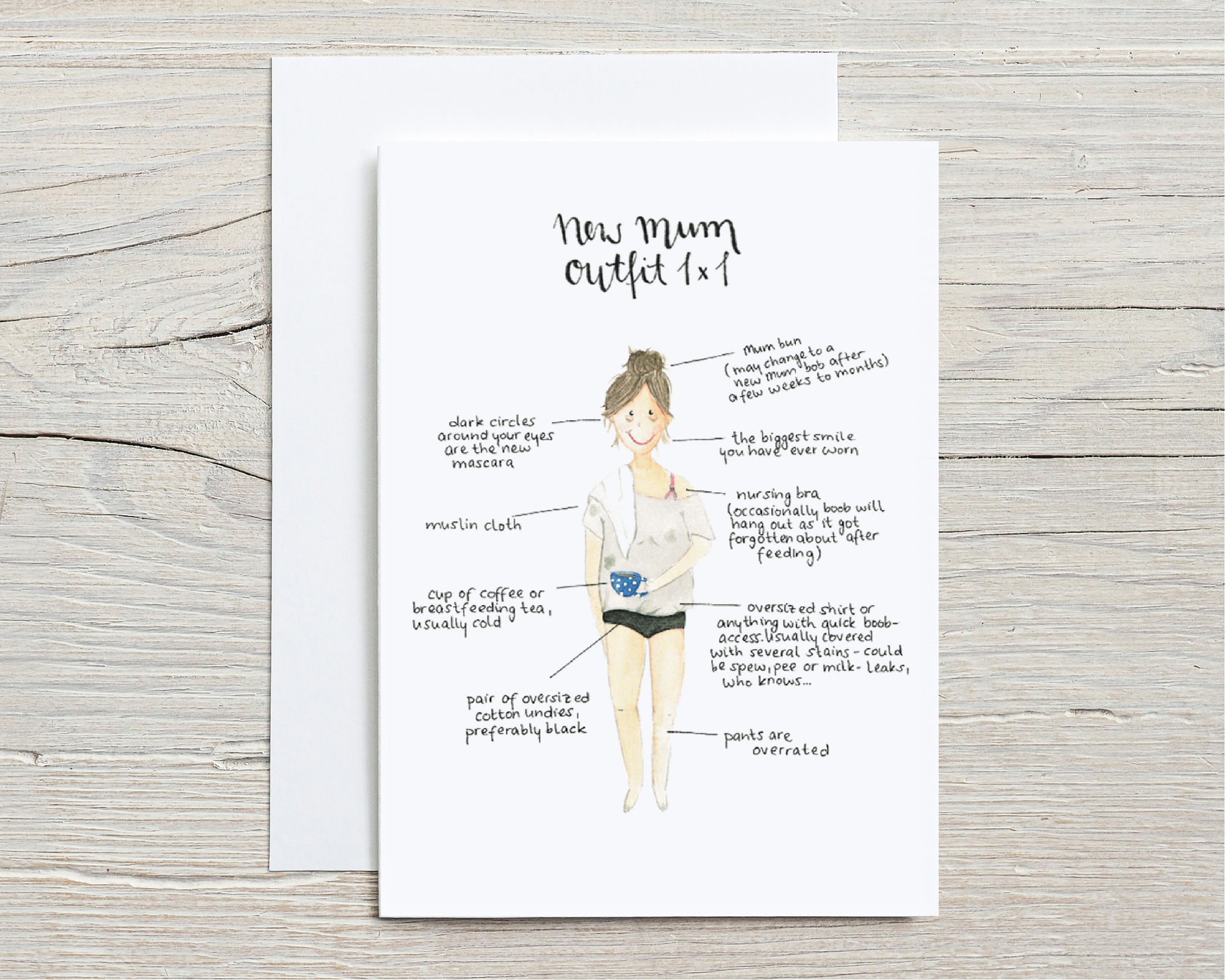 New Mum Outfit card